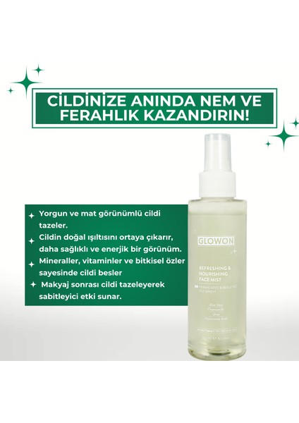 Ferahlatıcı ve Besleyici Yüz Spreyi 150 ml modelleri