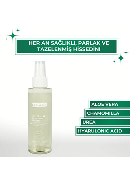 Ferahlatıcı ve Besleyici Yüz Spreyi 150 ml indirimleri