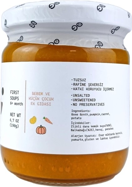 Kemik Sulu Balkabağı Çorbası 190 gr
