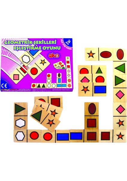 Küme Eşleştirme Domino Oyunu Anaokulu Çocuk Zeka Oyunları