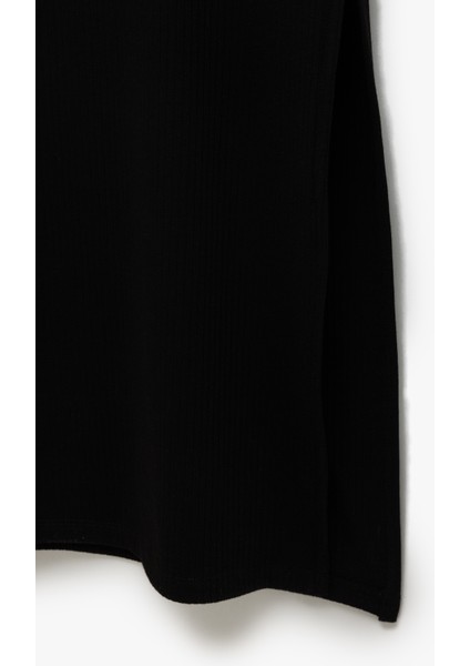 Viskon Kumaş Karışımlı Pencere Detaylı Midi Tek Omuz Elbise modelleri