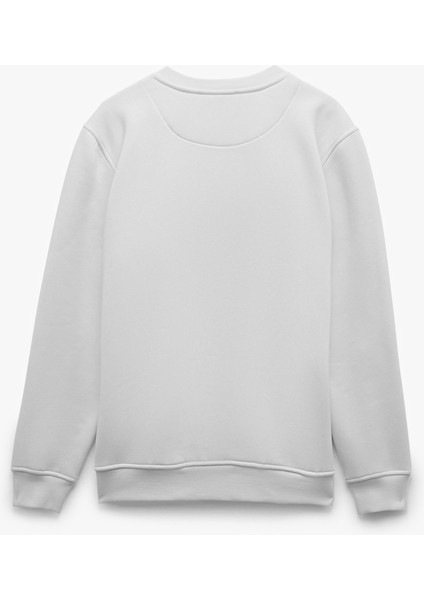 Pamuklu Uzun Kollu Bisiklet Yaka Erkek Basic Sweatshirt fırsatları