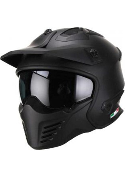 Sw 726X Tokyo Kask Abs Open Face Ecer 2205 - Matblack