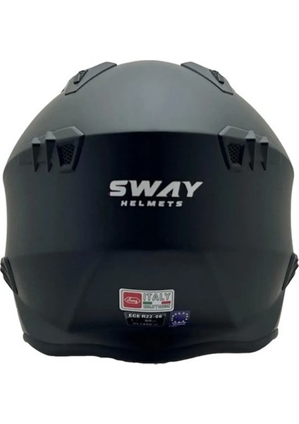 Sw 726X Tokyo Kask Abs Open Face Ecer 2205 - Matblack