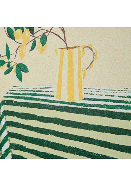 Deco Lime Cello Kanvas Tablo - Yeşil - 50X70 cm