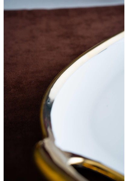 Arven Oval Gold Sunum Tepsisi - 45 cm indirimleri