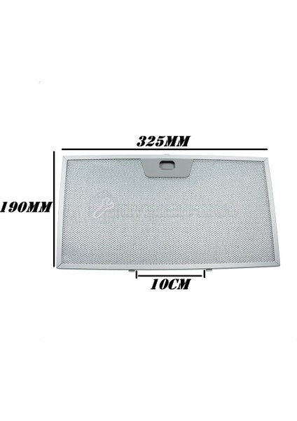 325X190 Mm, Arçelik 9140120131, Uyumlu Davlumbaz Aspiratör Yağ Filtresi, P 123 Taı, 32,5X19 cm