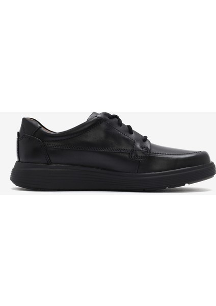 Un Abode Ease Erkek Black Leather Günlük Ayakkabı 26136984