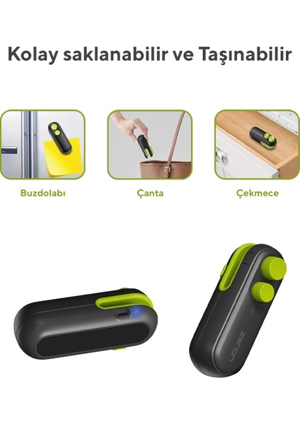 Şarj Edilebilir Paket/poşet Kapatıcı Zbs-01