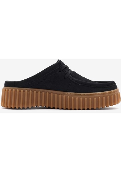 Torhill Mule Kadın Black Nubuck Terlik 26181193