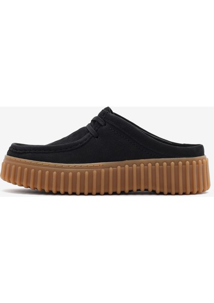 Torhill Mule Kadın Black Nubuck Terlik 26181193 fiyatları