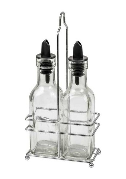 2’li Set Yağdanlık Takımı Cam Yağlık Sirkeli 200 ml