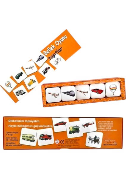 Bellek Oyunu Taşıtlar Hafıza Oyunu