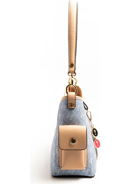 Kadın Çapraz Çanta 1183-46604 Sılver Polo Çapraz Bayan Çantası M178 Mavi-Mat Ten modelleri