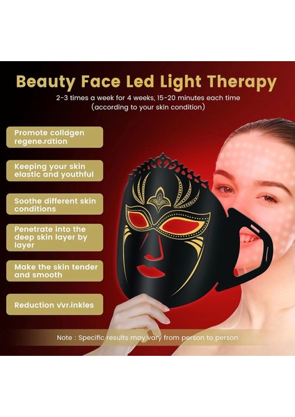 Yüz Için Kırmızı Işık Terapisi, Geliştirilmiş LED Yüz Maskesi modelleri