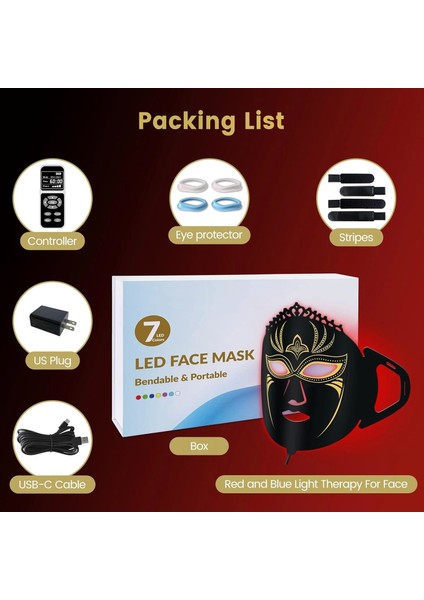 Yüz Için Kırmızı Işık Terapisi, Geliştirilmiş LED Yüz Maskesi fırsatları