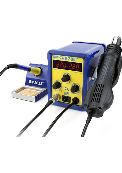 BK-878L2 Digital Isı Ayarlı Üflemeli Havya Lehim Havya Istasyonu