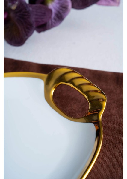 Arven Oval Gold Sunum Tepsisi - 41 cm modelleri