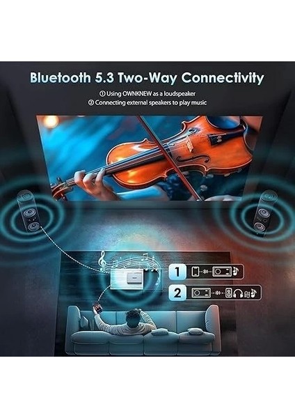 Wifi6 ve Bluetooth 5.3 ile 4k, 22000L Telefon/tv//hdmı/usb 1080P