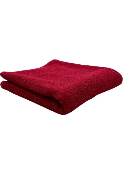 Kuaförler Için Yüksek Emici Premium Baş Havlusu 90X50 cm Kırmızı