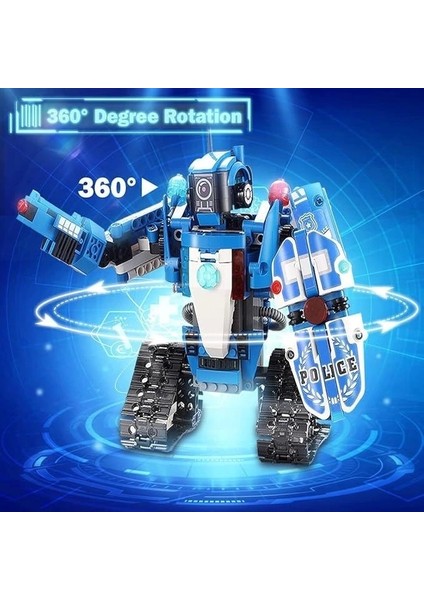 Uzaktan Kumandalı Pilli Robot Yapım Seti