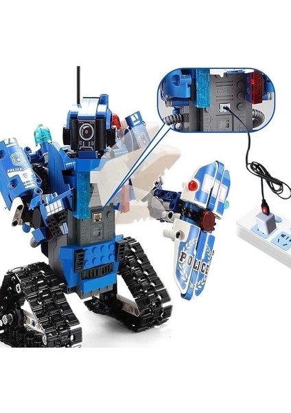Uzaktan Kumandalı Pilli Robot Yapım Seti
