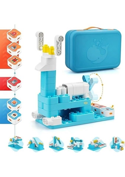 Çocuklar Için A3 Kodlama Robotu, Çoklu Sensör Kodlama Bloğu +3 Yaş