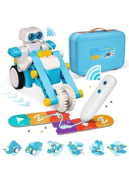 B3 Pro Kodlama Robotu 4+ Yaş Çocuklar Için 24'ü 1 Arada Robotik Kit