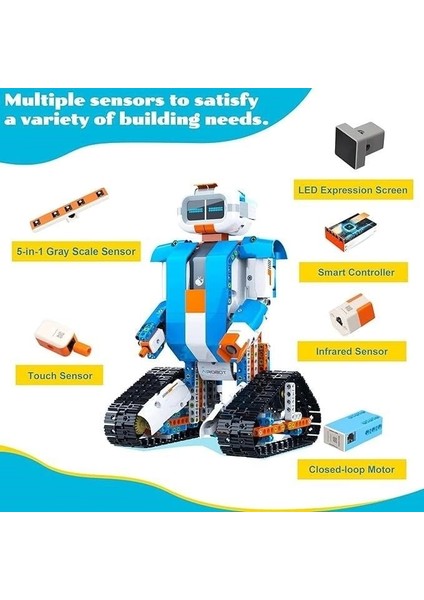 8+ Yaş E7 Pro Kodlama Robotu Kodlama Destek Kontrol Cihazı