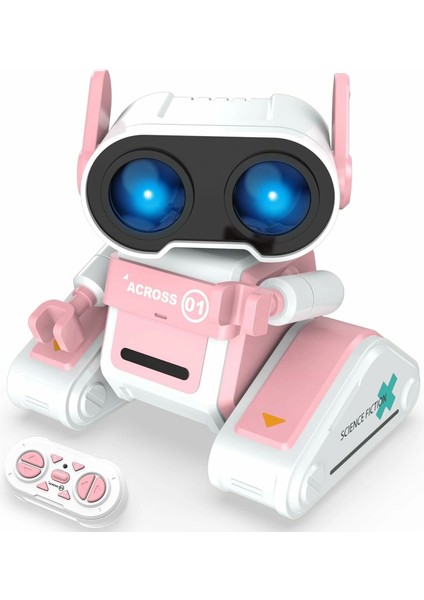 Rc Şarj Edilebilir Uzaktan Kumandalı Robot Oyuncak - Pembe