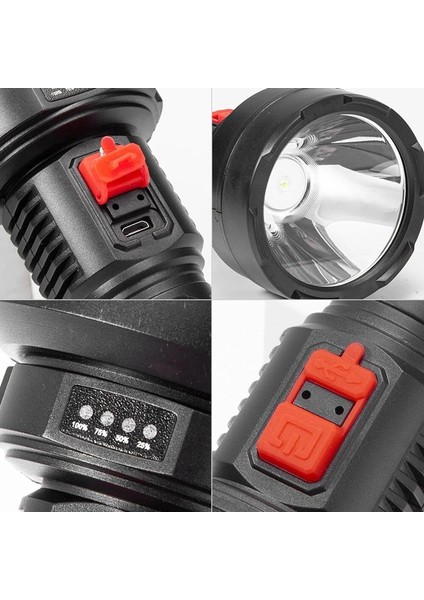 Hy-789 Usb'li 3 Modlu Şarjlı El Feneri modelleri