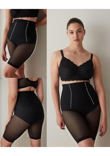 Premium Şort Korse Karın & Basen & Iç Bacak Bolgesini Toplar