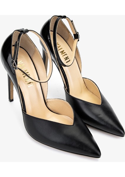 Kadın Deri Siyah Topuklu Ayakkabı 1074 2282 Bn Ayk Y25 Sıyah fiyatları