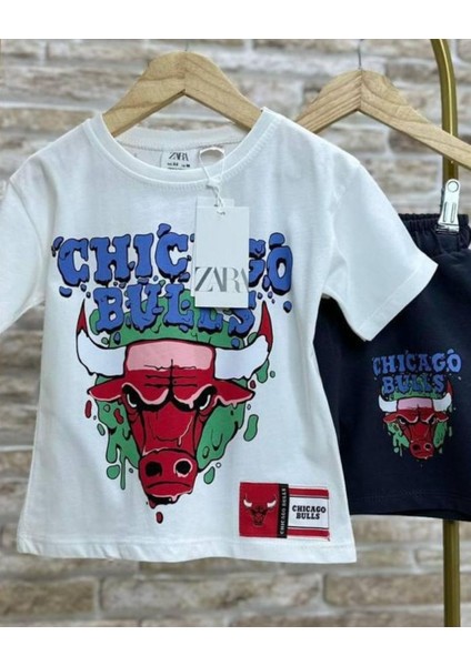Chicago Bulls Erkek Çocuk Şortlu Alt Üst Takım modelleri
