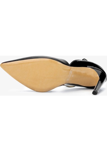 Kadın Deri Siyah Topuklu Ayakkabı 1074 2282 Bn Ayk Y25 Sıyah fırsatları