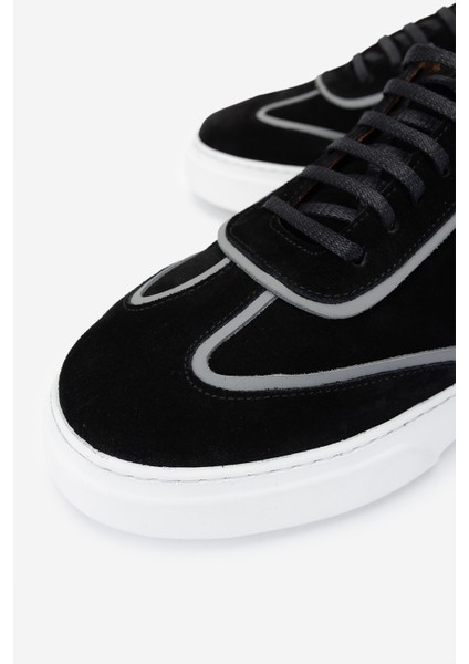 Erkek Deri Siyah Süet Sneakers & Spor Ayakkabı 1092 202502 Erk Ayk Y25 Sıyah Suet modelleri