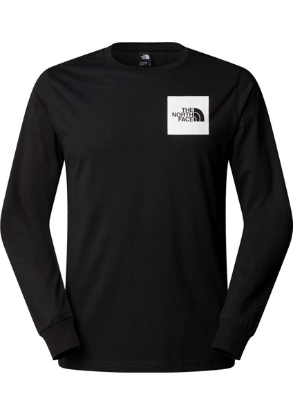 Erkek L/S Fıne Tişört Nf0a8a6pjk31