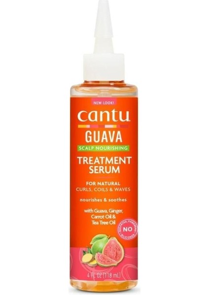 Guava & Ginger Kıvırcık ve Dalgalı Saçlar için Saç Derisi Besleyici Bakım Serumu – 118 ml