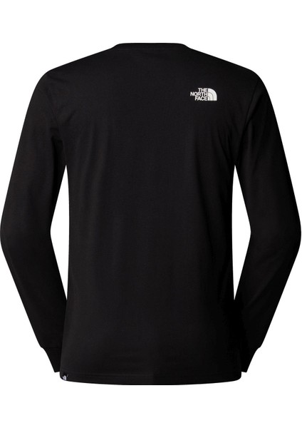 Erkek L/S Fıne Tişört Nf0a8a6pjk31