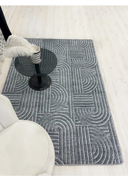 Gri Renk Kabartmalı Görünüm Lateks Deri Taban Halı fiyatları