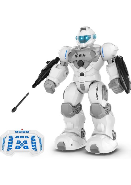 Programlanabilir Uzaktan Kumandalı Robot - Beyaz