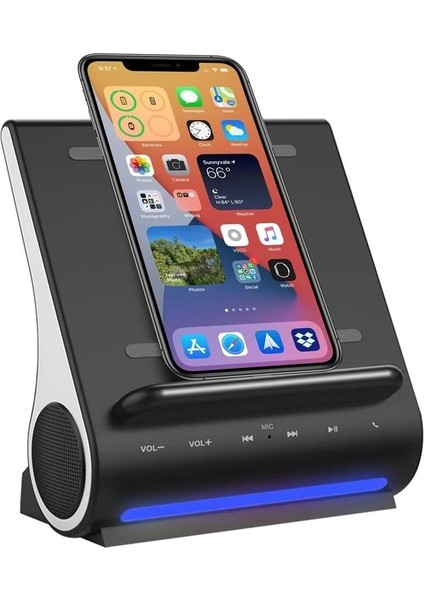 Hızlı Şarjlı Kablosuz Şarj Cihazı, Bluetooth Premium Hoparlörler