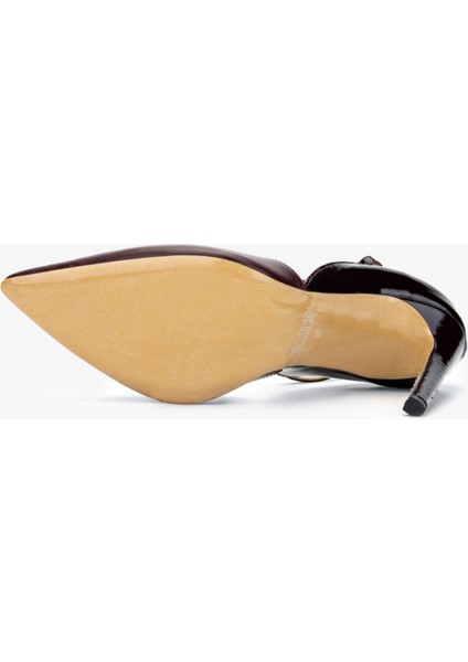 Kadın Deri Bordo Topuklu Ayakkabı 1074 2282 Bn Ayk Y25 Bordo fırsatları