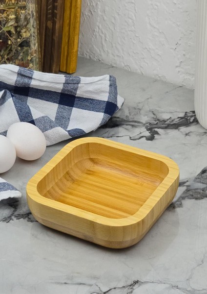 Bambu Kase Seti - 4lü Kase Takımı - 260 Ml, 14 cm - 4 Parça