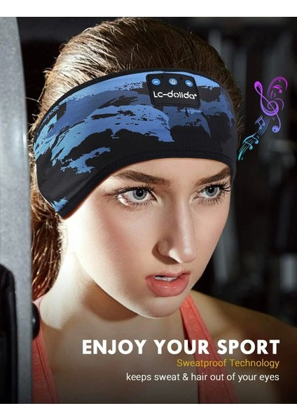 Uyku Maskesi - Kablosuz Kulaklıklar Ince Hd Stereo Hoparlör - Siyah fiyatları