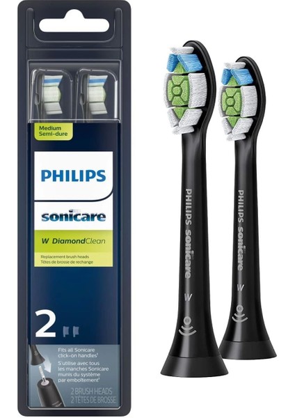 Sonicare W Diamondclean Diş Fırçası Başlıkları - 2 Adet - HX6062/95