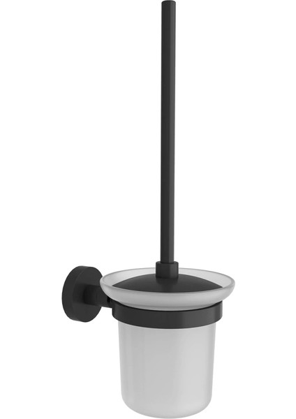 Banyo D100 Tuvalet Fırçalığı Mat Siyah