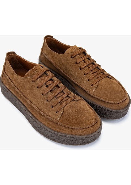 Erkek Deri Kahverengi Sneakers & Spor Ayakkabı 1111 502 Erk Ayk Y25 Sıgaro Suet