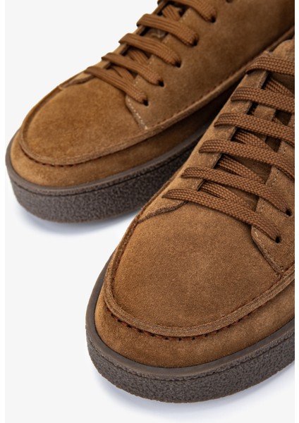 Erkek Deri Kahverengi Sneakers & Spor Ayakkabı 1111 502 Erk Ayk Y25 Sıgaro Suet