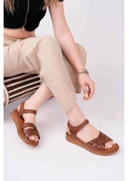 Deri Kadın Deri Sandalet TRC119-1221 modelleri